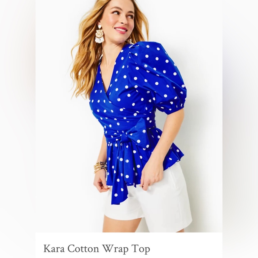 Lilly Pulitzer polka dot top